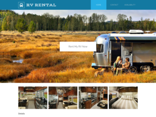 RV Rental website template