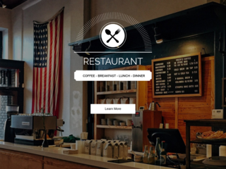 Modern Restaurant website template