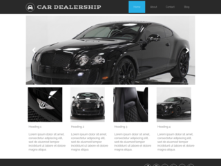 Car Dealership website template