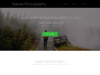 Nature Photography website template