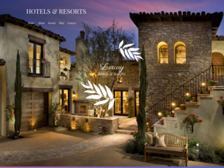 Hotels and Resorts website template