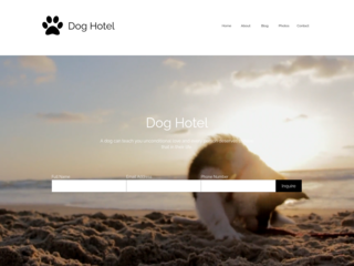 Dog Hotel website template