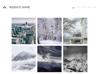 Photo Gallery website template