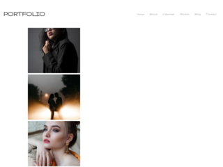 Models Portfolio Template website template