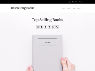 Book Store website template