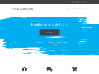 Crafts Store website template