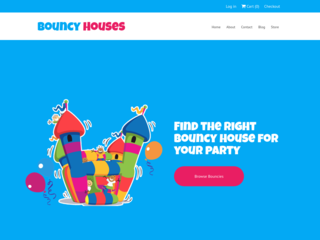 Bouncy House website template
