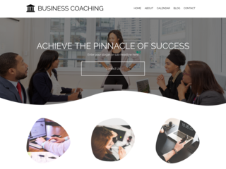 Business Coaching website template
