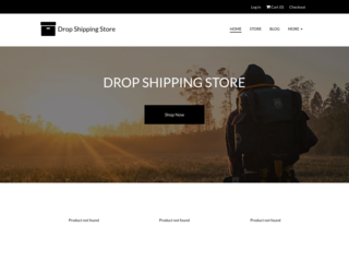 Outdoor Drop Shipping website template
