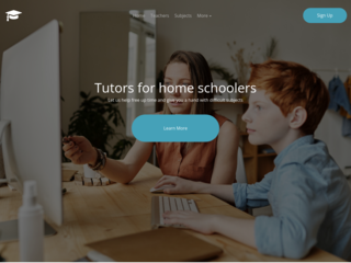 Homeschool Tutor website template