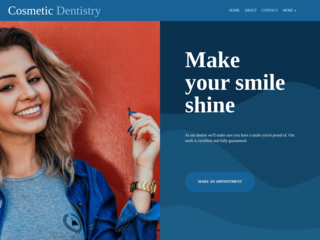Cosmetic Dentistry website template