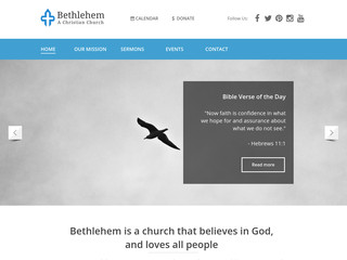 Christian Church website template