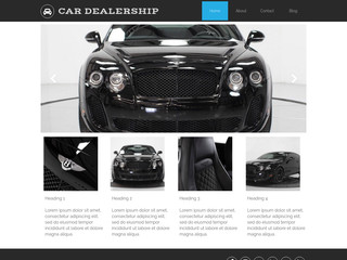 Car Dealership website template