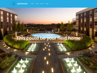 Apartment Complex website template