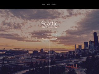 Seattle website template