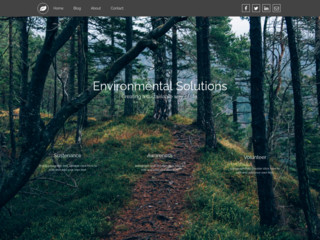 Environmental website template