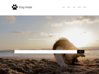 Dog Hotel website template