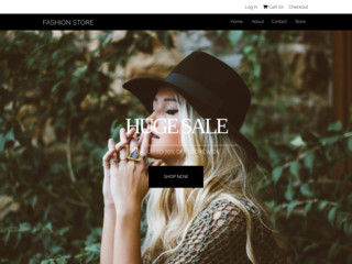 Fashion Store website template