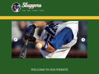 Baseball website template