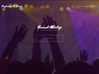 Conferences & Events website template