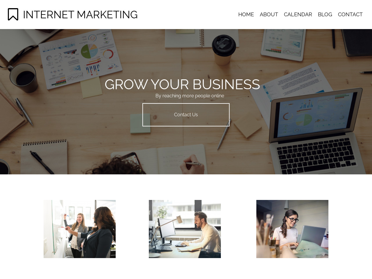 Internet Marketing Responsive website template