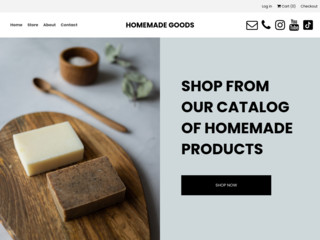 Homemade Goods website template