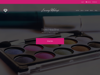 Makeup and Cosmetics Store website template