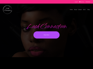 Lash Connection website template