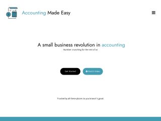 Accounting website template