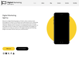 Digital Marketing website template