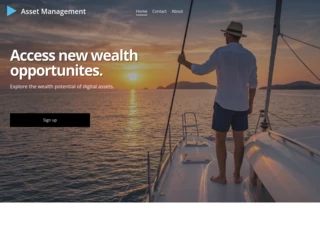 Wealth Management website template