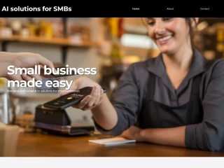 Small Business Made Easy website template