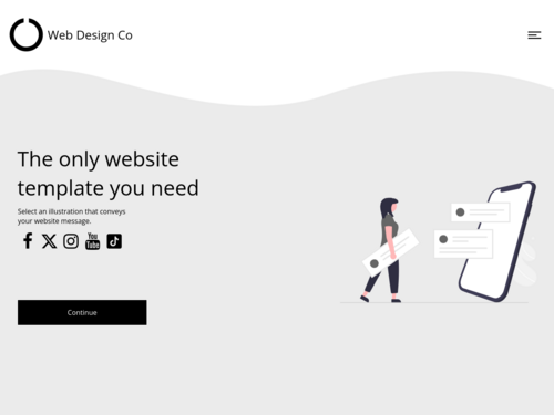 All In One Website Template for Business & Consulting Needs