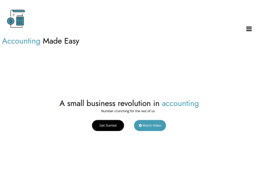 Professional Accounting Website Template for Financial Services
