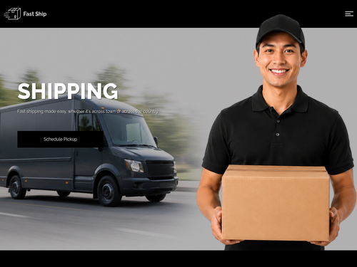 Fast Ship: Premium Shipping & Delivery Website Template