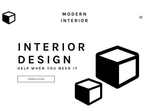 Stunning Interior Design Website Template for Creative Professionals