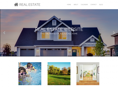 Customizable Real Estate Website Template for Realtors & Homes