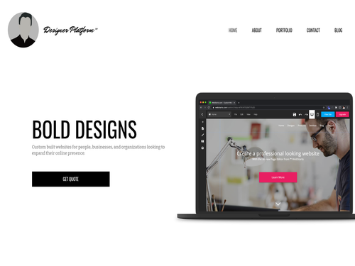 Unique Web Design Template for Agencies | Customizable & User-Friendly