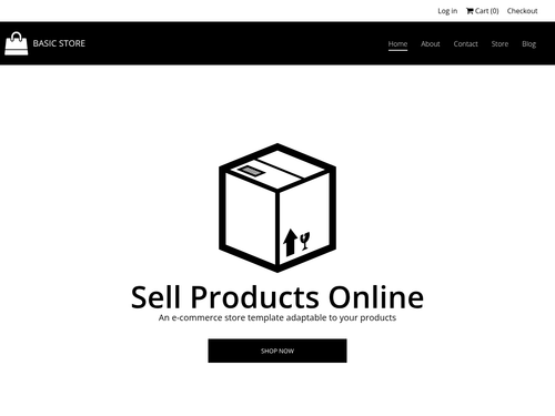 Stunning Basic Ecommerce Template for Your Online Store Success
