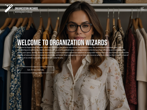 Transform Your Space with Organization Wizards Template - Perfect for Profe